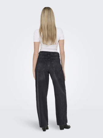 Only Blugi Gri Inchis GIORGIA Baggy Femei [5]