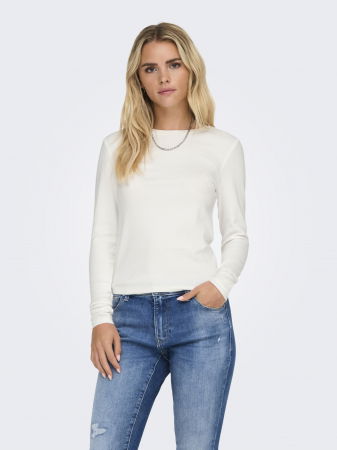 Толстовки - Only Женский Свитшот Белый 