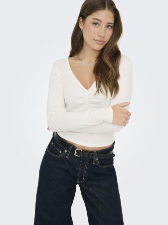 FEMEI - Only Bluza Crem Regular Femei