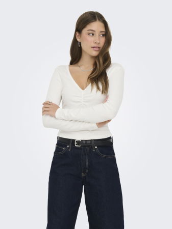 FEMEI - Only Bluza Crem Regular Femei