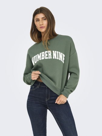 Hanorace - Only Bluza Verde  Femei