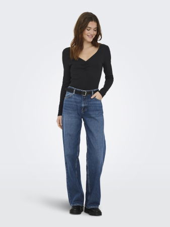 FEMEI - Only Bluza Neagra Regular Femei