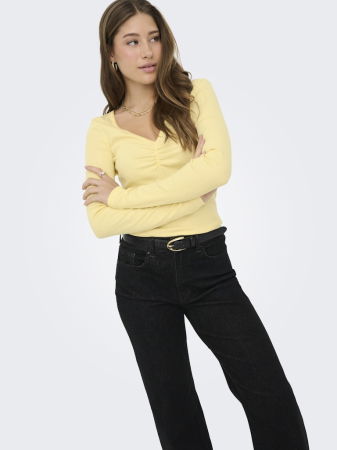 FEMEI - Only Bluza Galbena Regular Femei