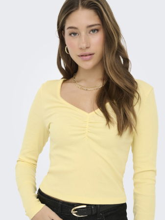 FEMEI - Only Bluza Galbena Regular Femei