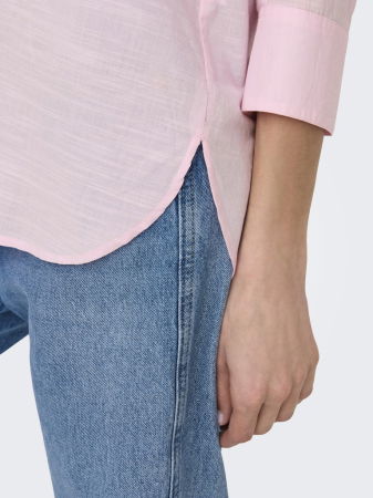 Рубашки - Женская Рубашка Фуксия Розовая