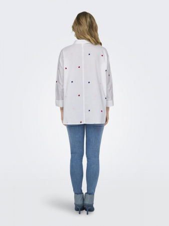 Рубашки - Only Женская Рубашка Белая 
