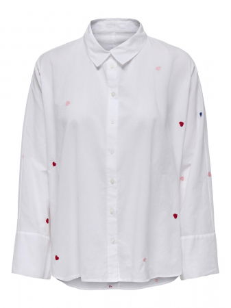 ОДЕЖДА - Only Женская Рубашка Белая 