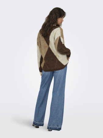 Pulovere si Cardigane - Only Cardigan Maro  Femei