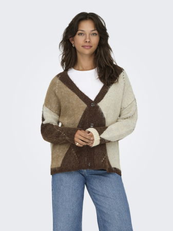 Pulovere si Cardigane - Only Cardigan Maro  Femei
