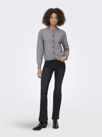 IMBRACAMINTE - Only Cardigan Gri Deschis  Femei