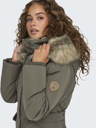 Куртки и Жакеты - Only Зимняя Куртка Хаки