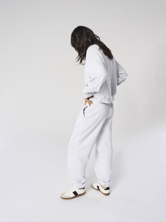 ЖЕНЩИНЫ - Женские Брюки Светло-Серые Wide