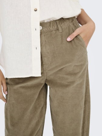 IMBRACAMINTE - ONLY Pantaloni Weathered Teak Carrot Femei