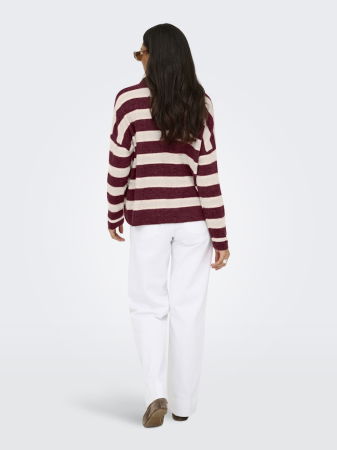 Only Pulover Rosu Visiniu  Femei [5]