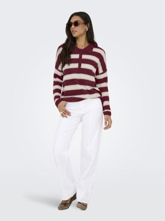 FEMEI - Only Pulover Rosu Visiniu  Femei