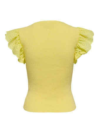 ЖЕНЩИНЫ - Only Женский Свитер С Коротким Рукавом Жёлтый 