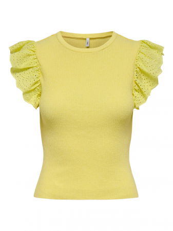 ЖЕНЩИНЫ - Only Женский Свитер С Коротким Рукавом Жёлтый 