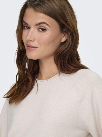 FEMEI - Only Pulover Cu Maneca Scurta Roz Deschis  Femei