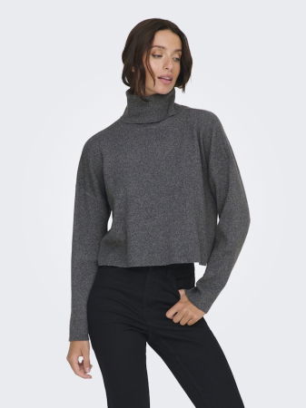 Pulovere si Cardigane - Only Pulover Gri Inchis  Femei