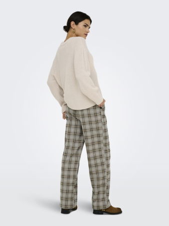 FEMEI - Only Pulover Crem  Femei