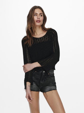 Pulovere si Cardigane - Only Pulover Negru  Femei