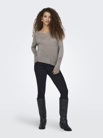 FEMEI - Only Pulover Crem  Femei