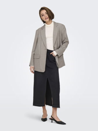 FEMEI - Only Sacou Gri Deschis Oversize Femei