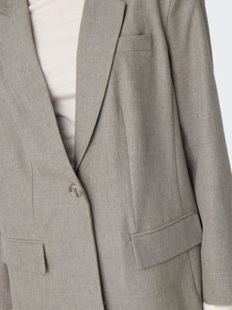 FEMEI - Only Sacou Gri Deschis Oversize Femei