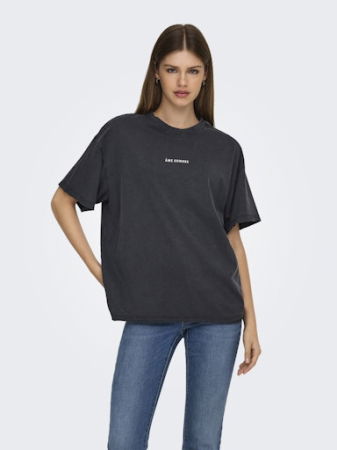 Tricouri si Topuri - Only Tricou Negru  Femei