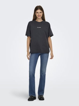 Tricouri si Topuri - Only Tricou Negru  Femei