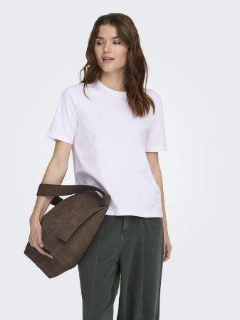 ЖЕНЩИНЫ - Only Женская Футболка Белая Regular