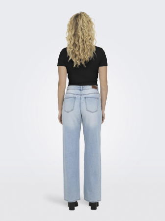 FEMEI - Only Tricou Negru Regular Femei