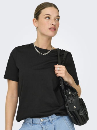 ЖЕНЩИНЫ - Only Женская Футболка Чёрная Regular