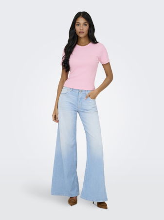 FEMEI - Only Tricou Roz Deschis Regular Femei