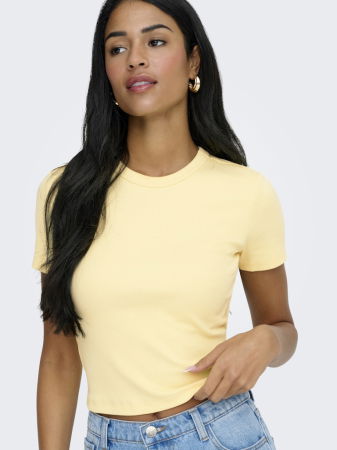 FEMEI - Only Tricou Galben Regular Femei