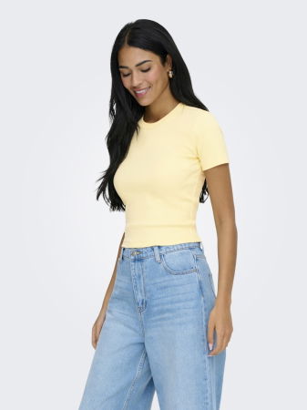 FEMEI - Only Tricou Galben Regular Femei