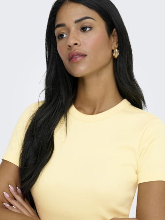 FEMEI - Only Tricou Galben Regular Femei