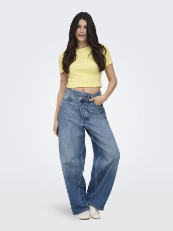 FEMEI - Tricou Galben Regular Femei