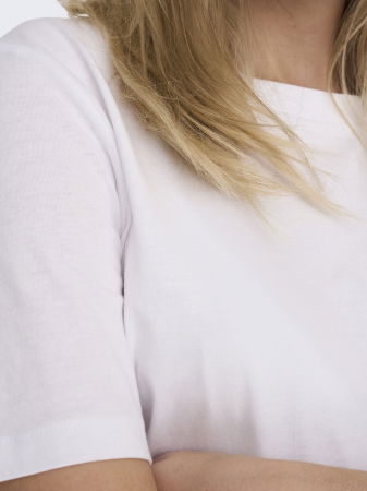 Only Женская Футболка Белая  [4]