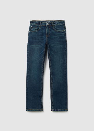 Jeans - OVS Kids Blugi Dark Blue Baieti 10-15 Ani