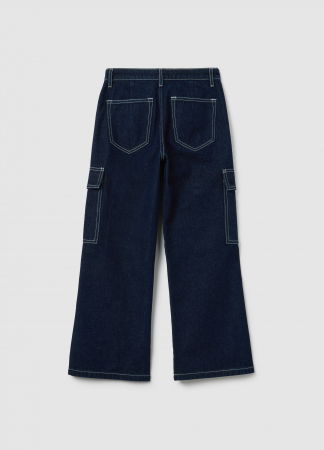 Fetite 10-15 ANI - OVS Kids Blugi Dark Blue Fete 10-15 Ani