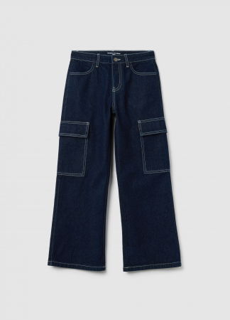 Fetite 10-15 ANI - OVS Kids Blugi Dark Blue Fete 10-15 Ani