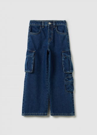 Fetite 3-10 ANI - OVS Kids Blugi Dark Blue Fete 3-10 Ani