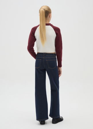 FETE - OVS Kids Blugi Dark Denim Fete 10-15 Ani