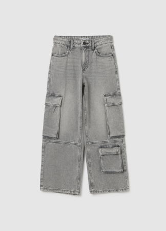 Jeans - OVS Kids Blugi Gri Fete 10-15 Ani