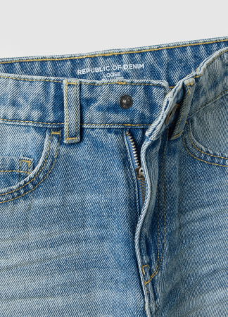 BAIETI - OVS Kids Blugi Light Blue Baieti 3-10 Ani