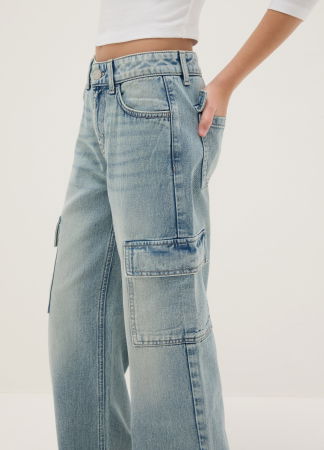 FETE - OVS Kids Blugi Medium Light Blue Fete 10-15 Ani