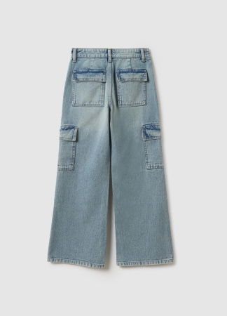 FETE - OVS Kids Blugi Medium Light Blue Fete 10-15 Ani