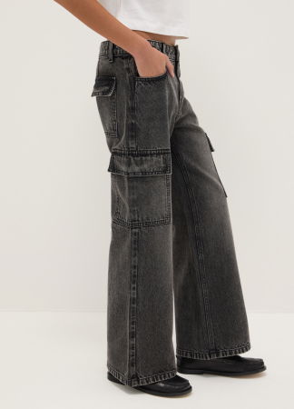 ДЕВОЧКИ - OVS Kids Джинсы Для Девочек Чёрные 10-15 Лет