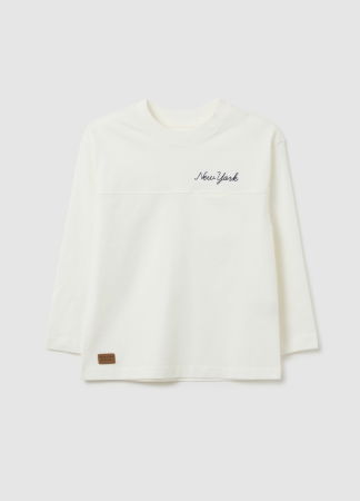 Baieti 3-10 ANI - OVS Kids Bluza Alba Baieti 3-10 Ani